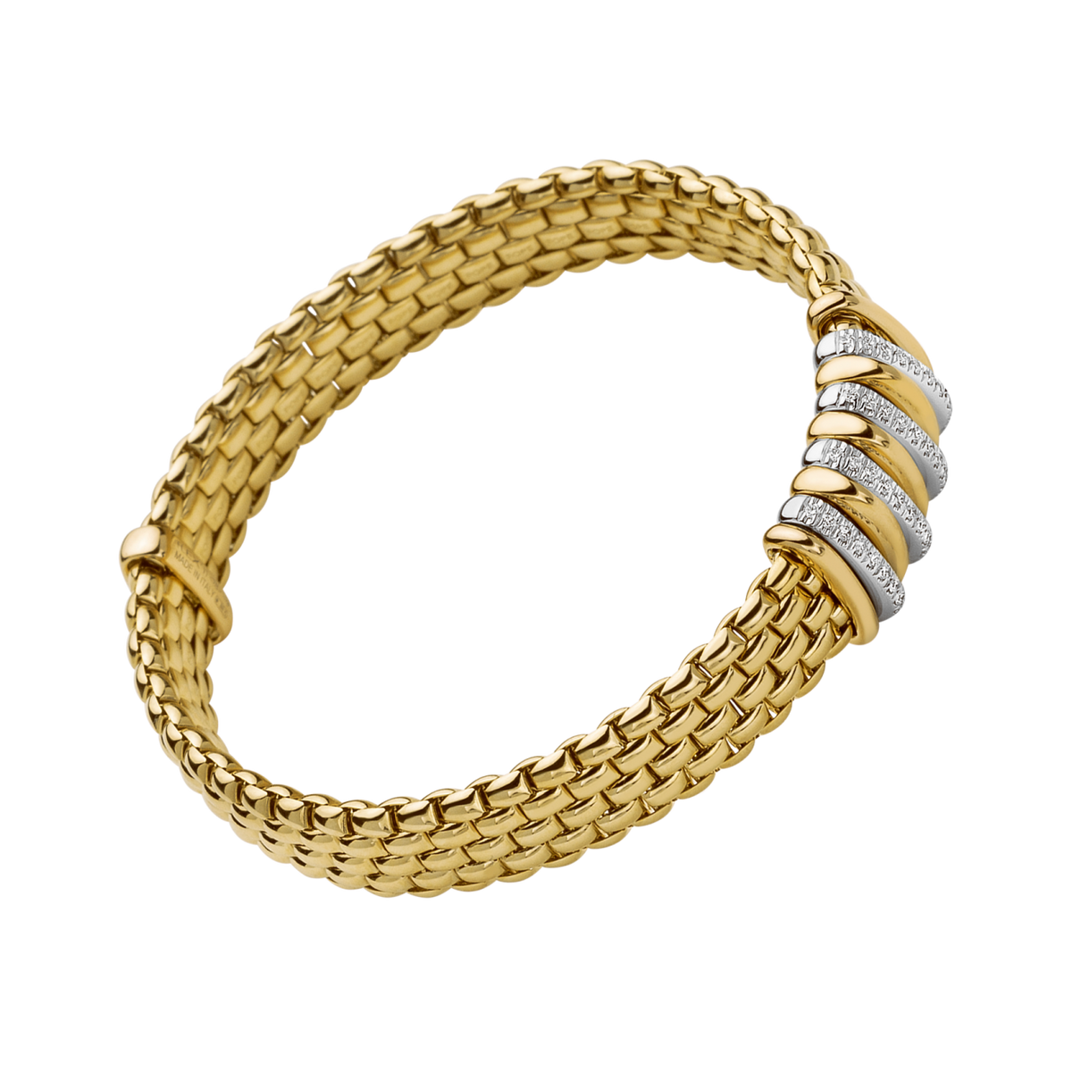 Fope Panorama Bracelet in 18K Yellow Gold