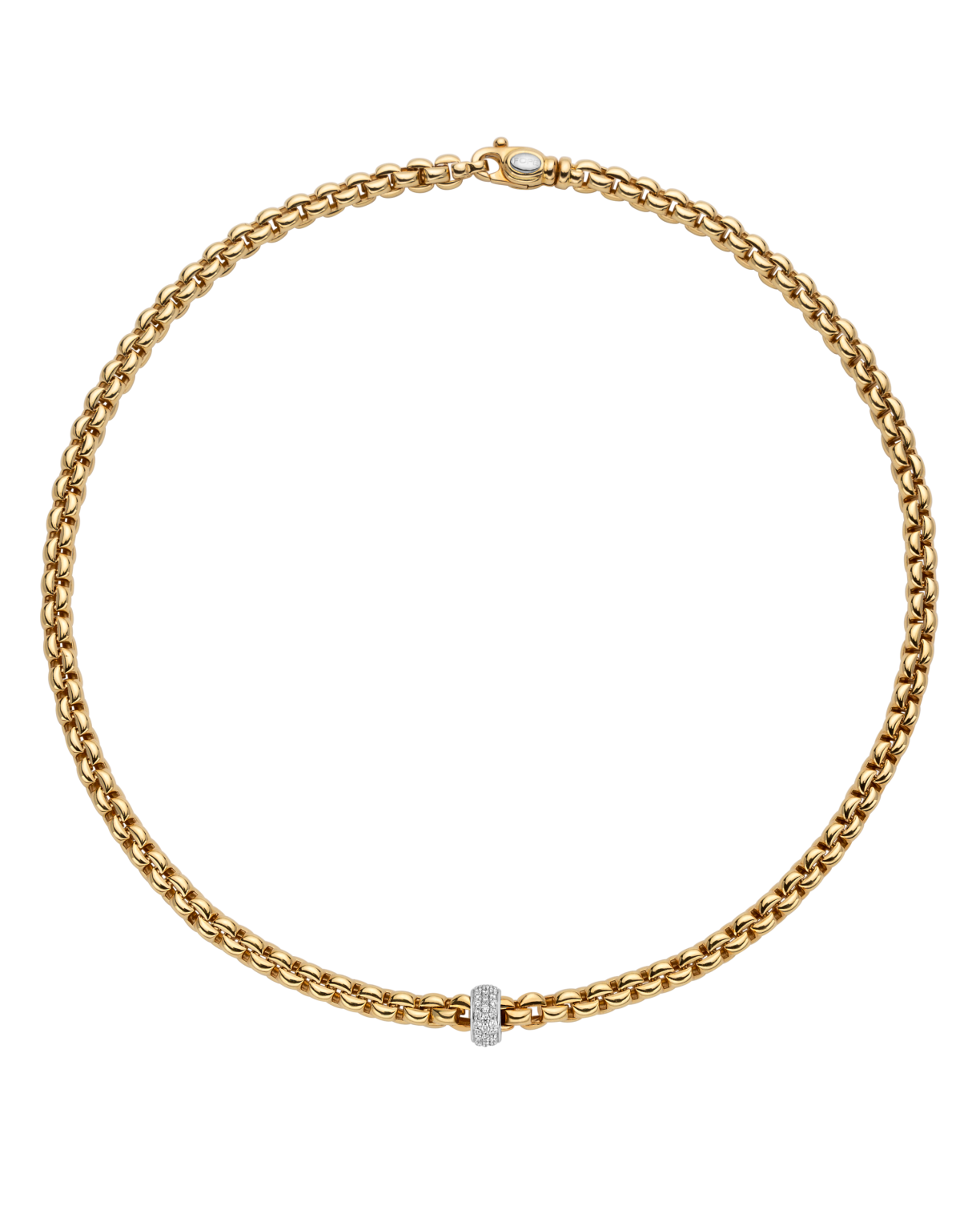 Fope Eka Necklace in 18K Gold