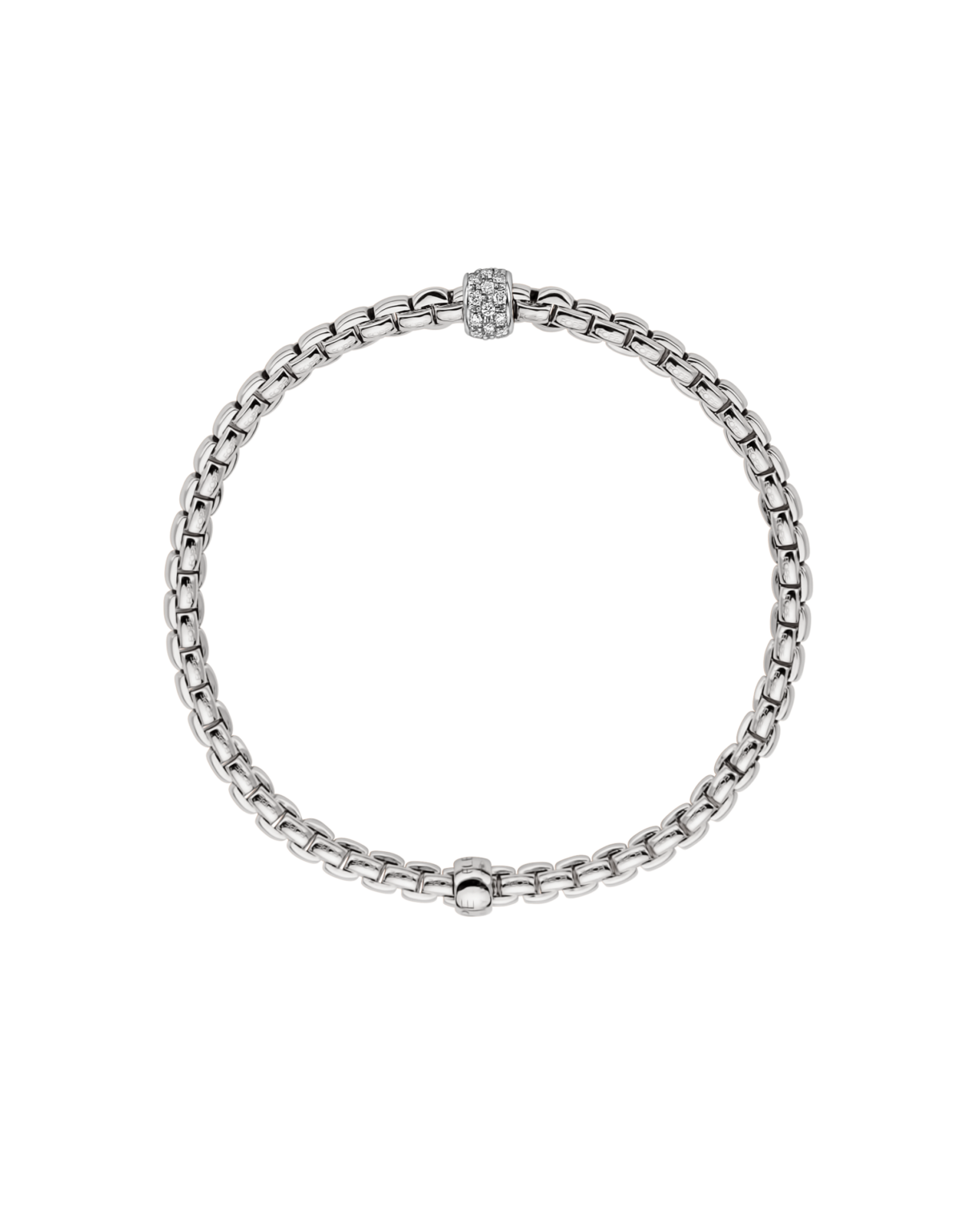 Fope Eka Flex'It Bracelet in 18K White Gold