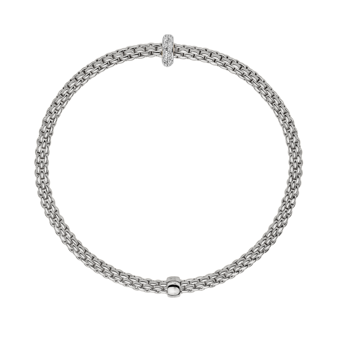 Fope Prima Flex'It Bracelet in 18K White Gold