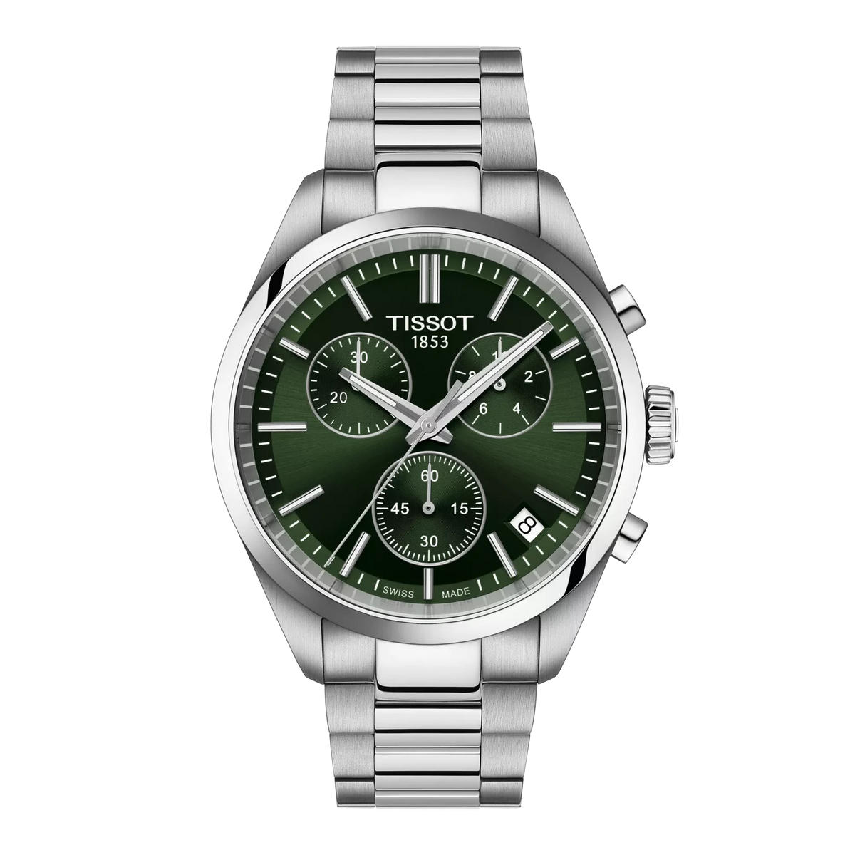 Tissot PR 100 Chrono Green Dial Watch T1504171109100