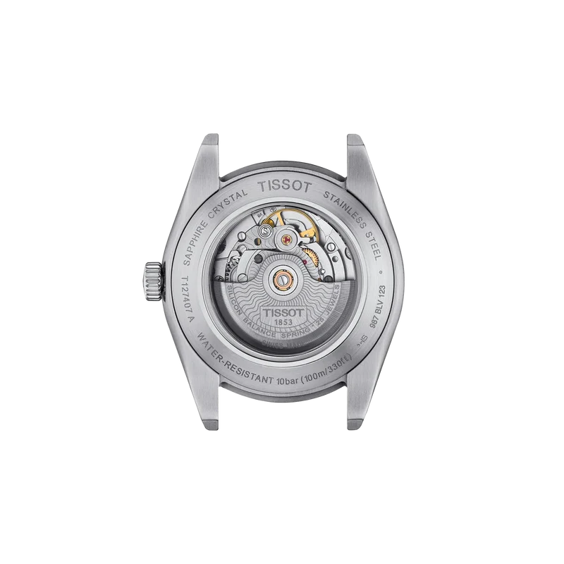 Tissot Gentleman T-Classic Ice Blue Dial Watch T1274071135100