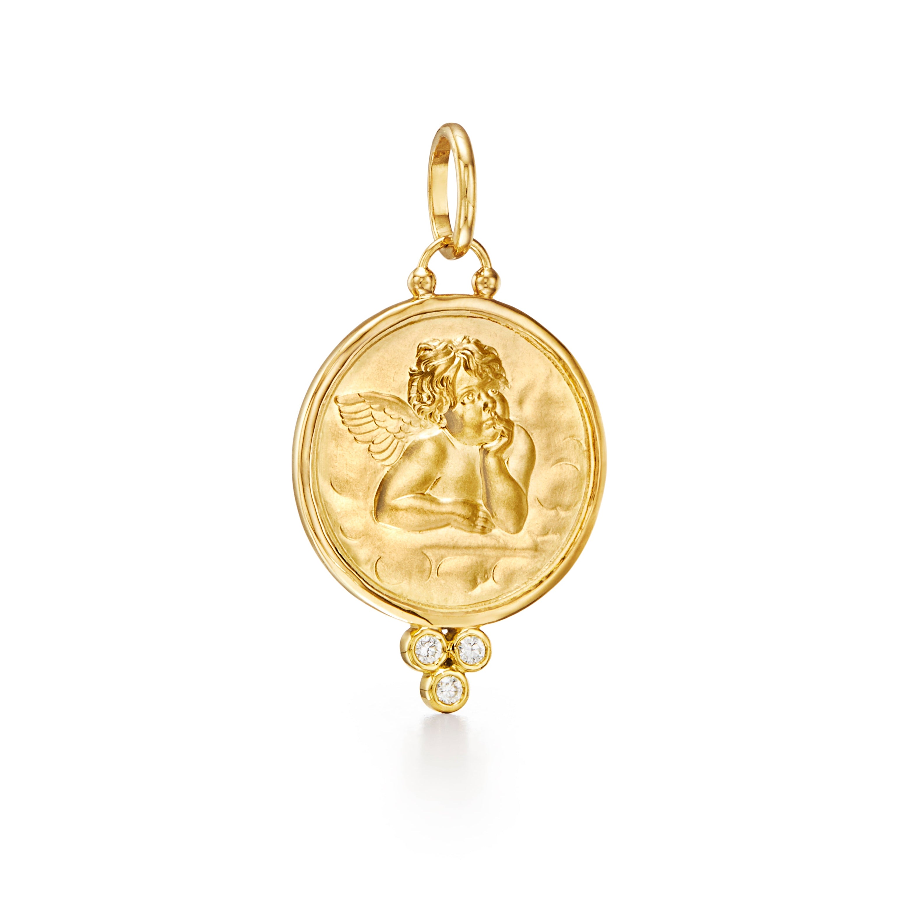 Temple St. Clair Angel Enhancer in 18K Yellow Gold