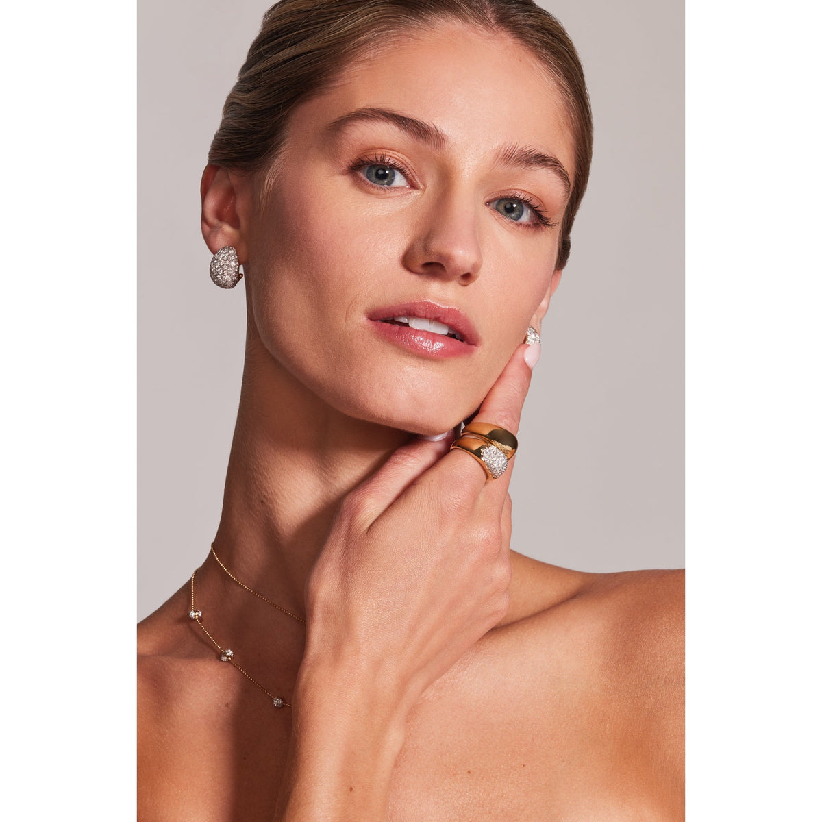Graziela Bahia Ring in 18K Yellow Gold, Size 7