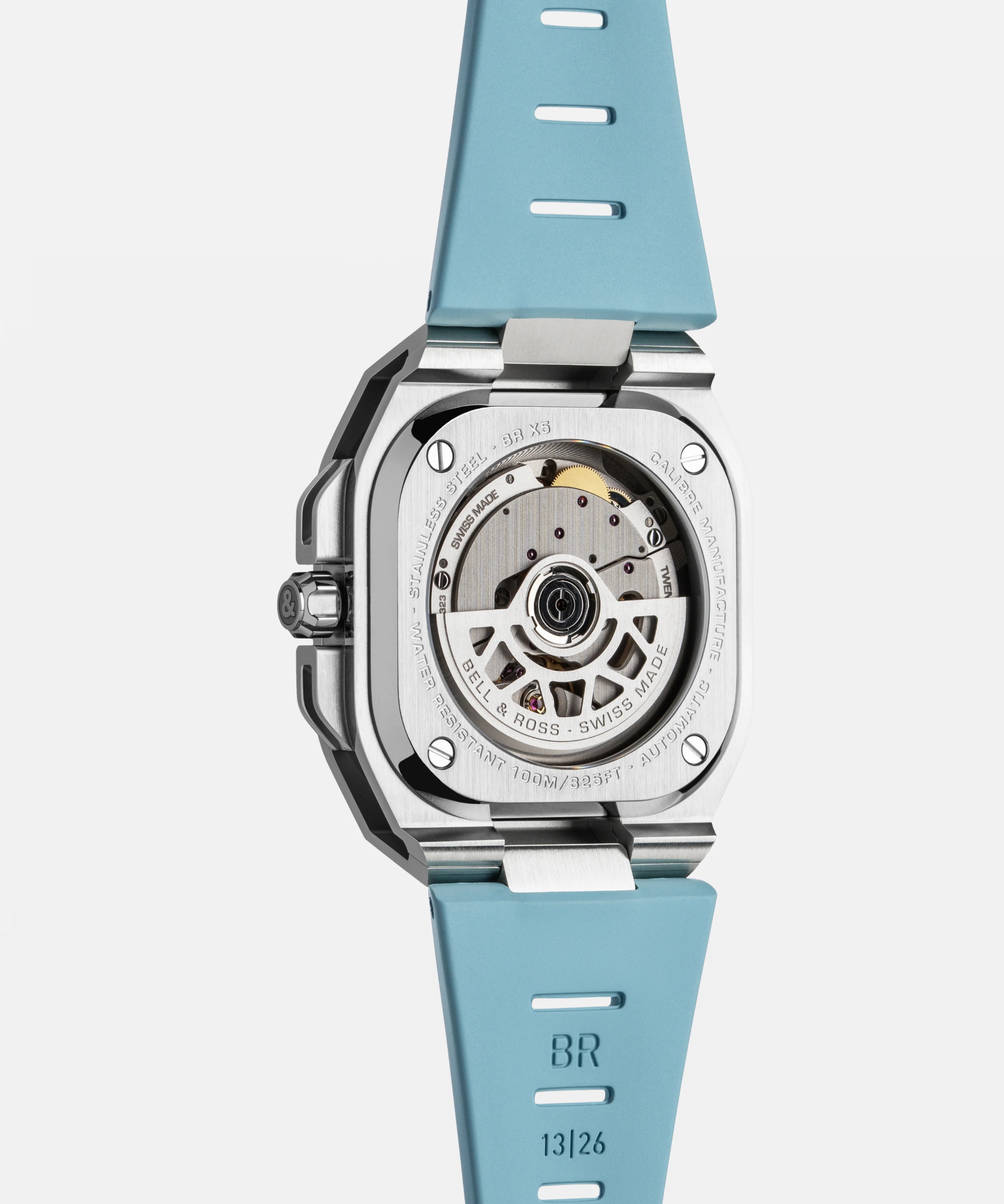 Bell & Ross BR-X5 Ice Blue Steel Watch