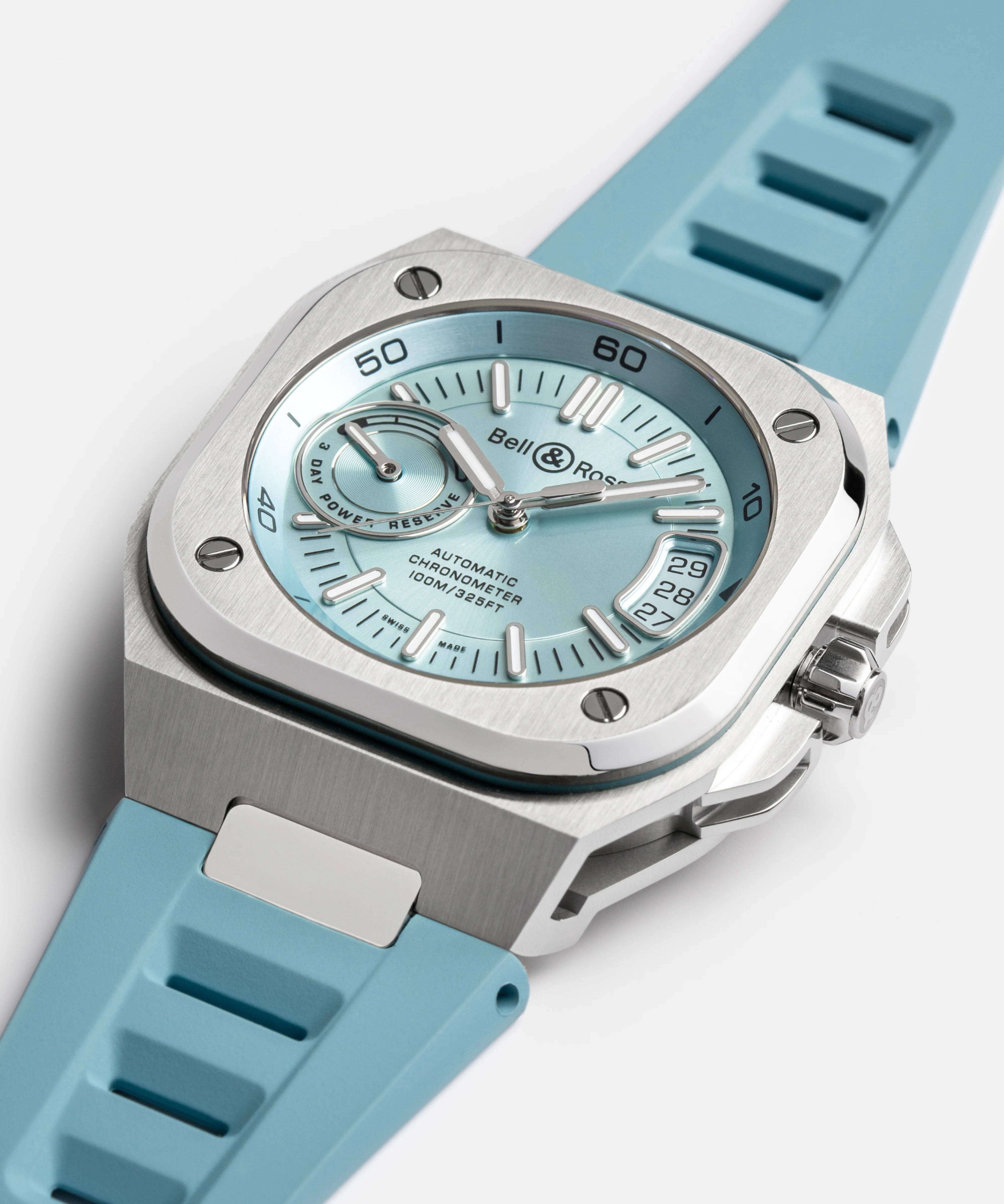 Bell & Ross BR-X5 Ice Blue Steel Watch
