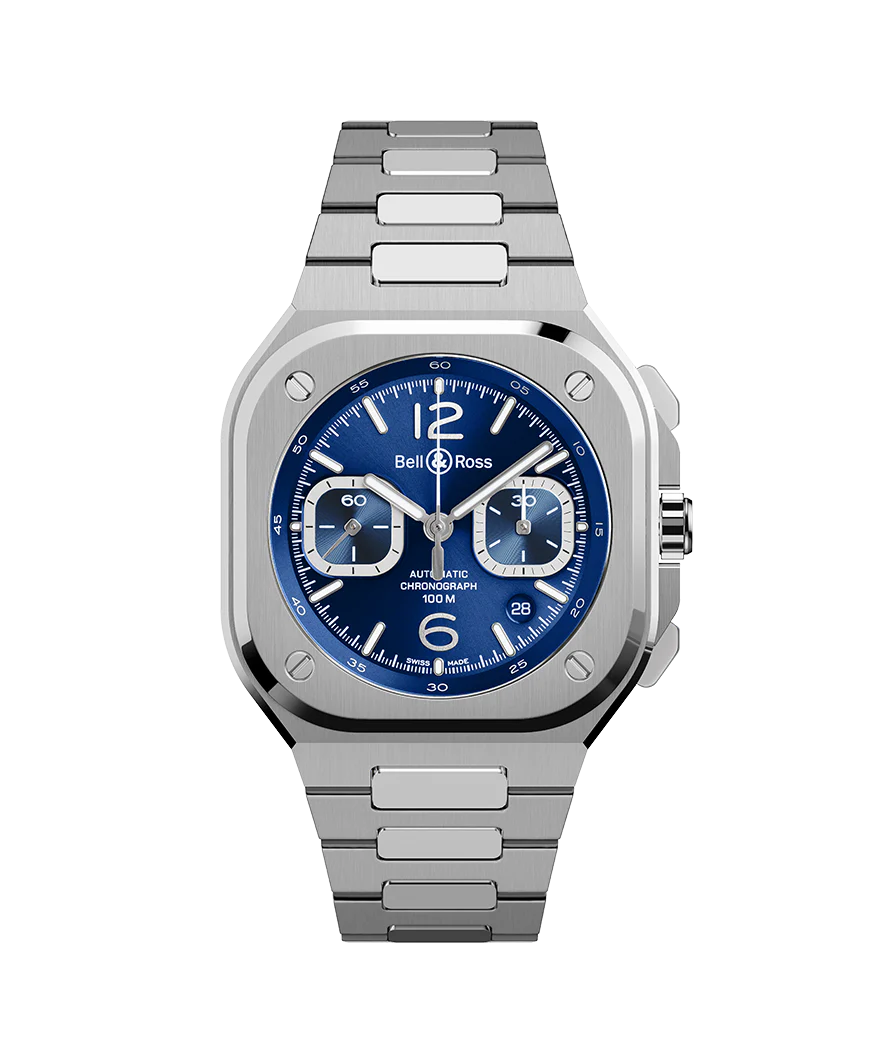 Bell & Ross BR-05 Chrono Blue Steel Watch
