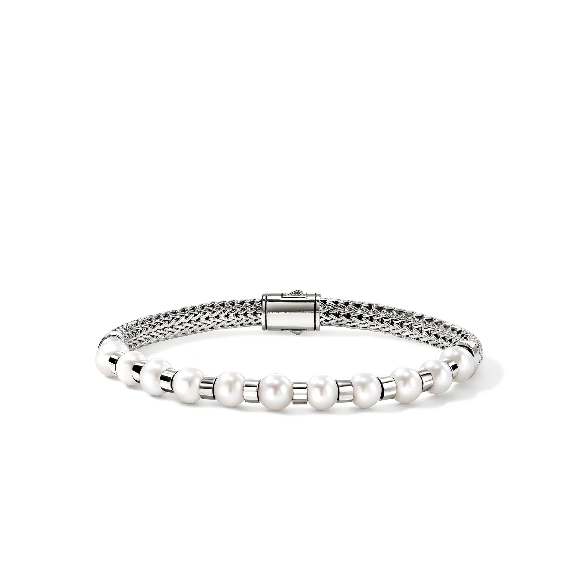 John Hardy Pearl Essential Bracelet in Sterling Silver, 5MM