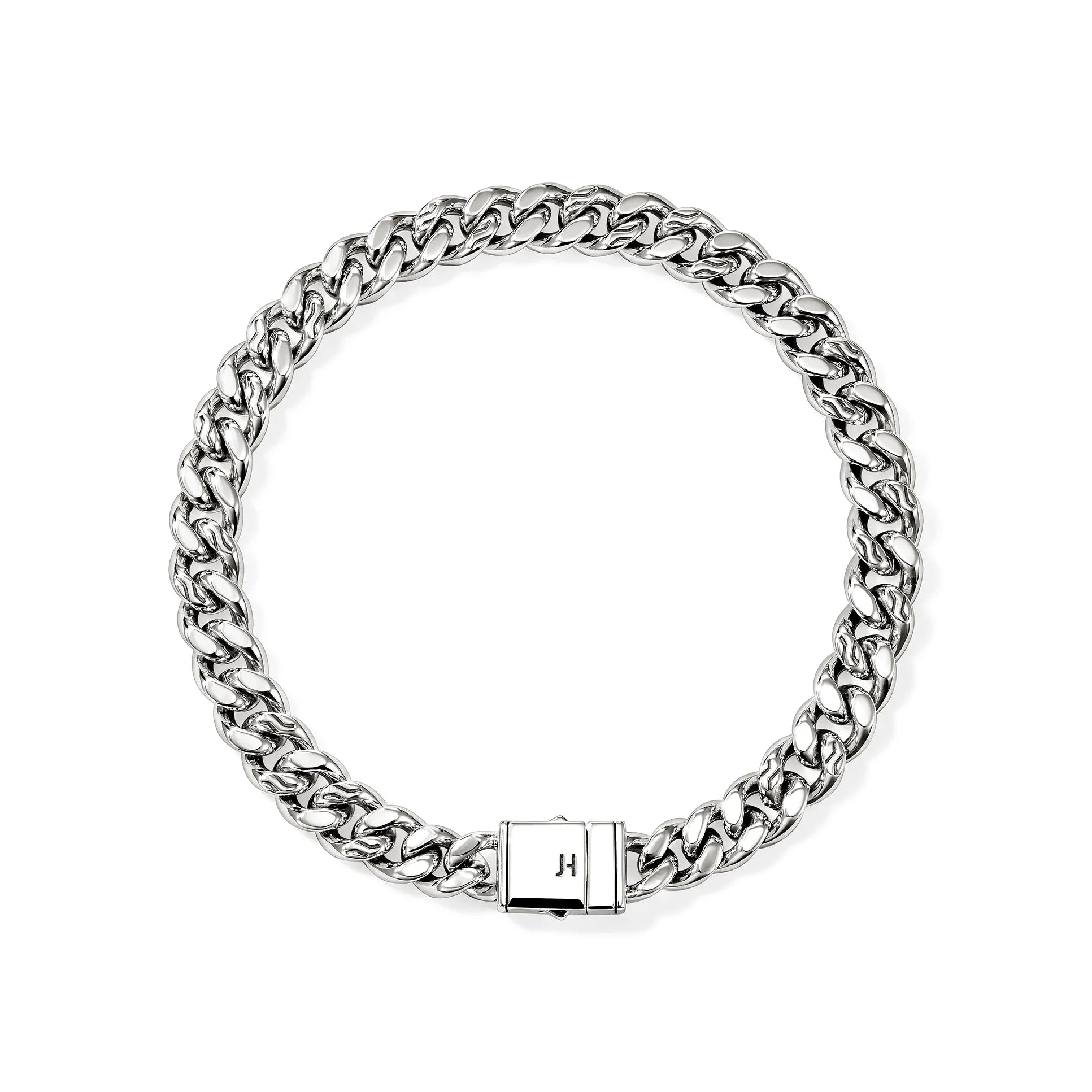 John Hardy Men's Curb Link Bracelet in Sterling Silver, 7MM