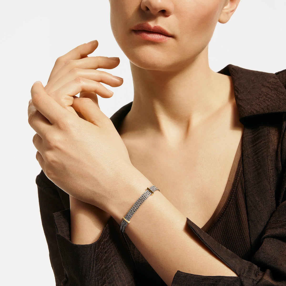 John Hardy Two-Tone Icon Link Bracelet, 6MM