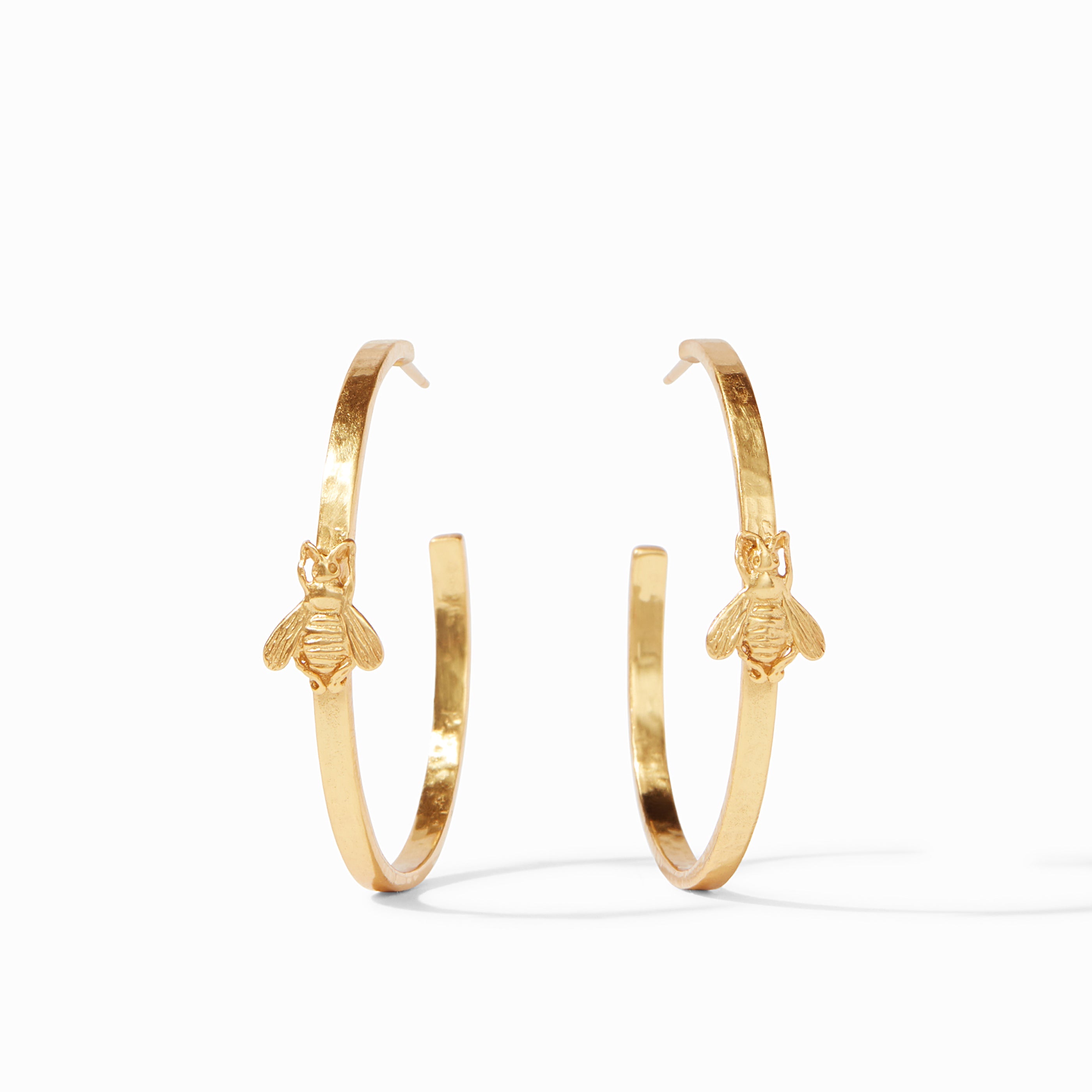 Julie Vos Large Bee Hoop Earrings