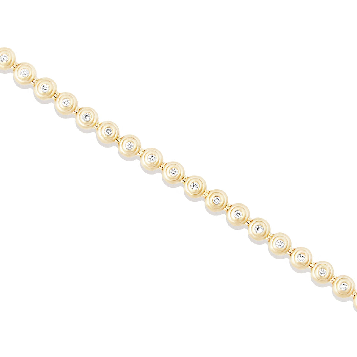 Campbell + Charlotte Evolve Diamond Link Bracelet in 14K Yellow Gold