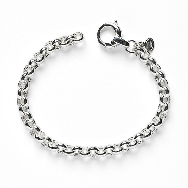 Rolo Link Bracelet in Sterling Silver