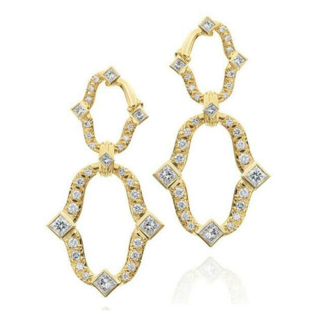 Gumuchian Secret Garden Earrings in 18K Yellow Gold