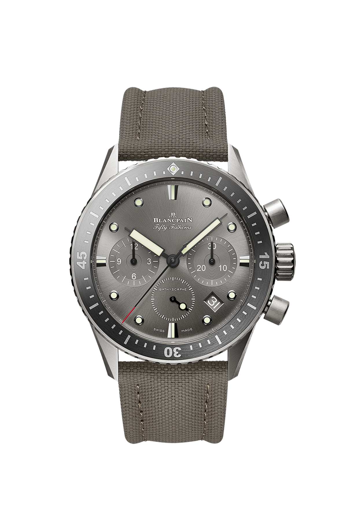 Blaincpain Fifty Fathoms Bathyscaphe Chronographe Flyback Watch 5200 1210 G52A