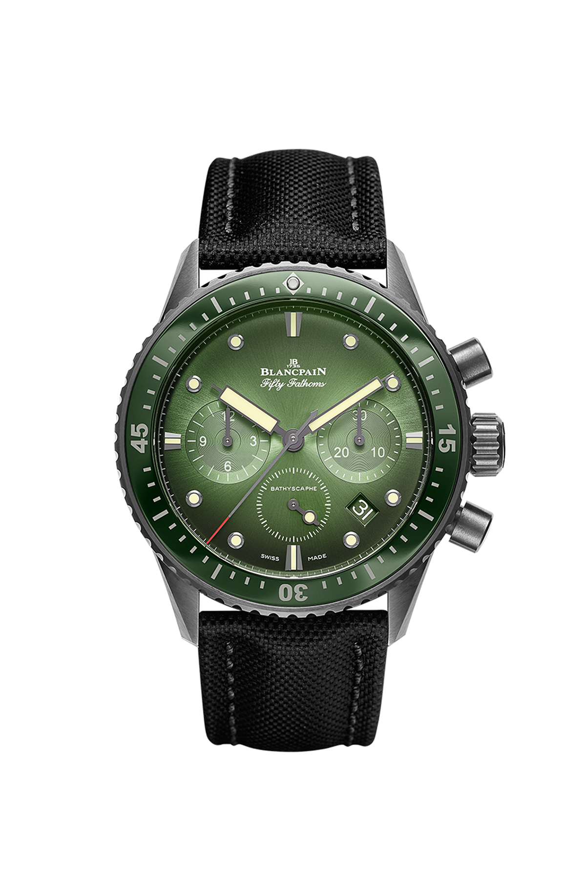 Blaincpain Fifty Fathoms Bathyscaphe Chronographe Flyback Watch 5200 0153 B52A