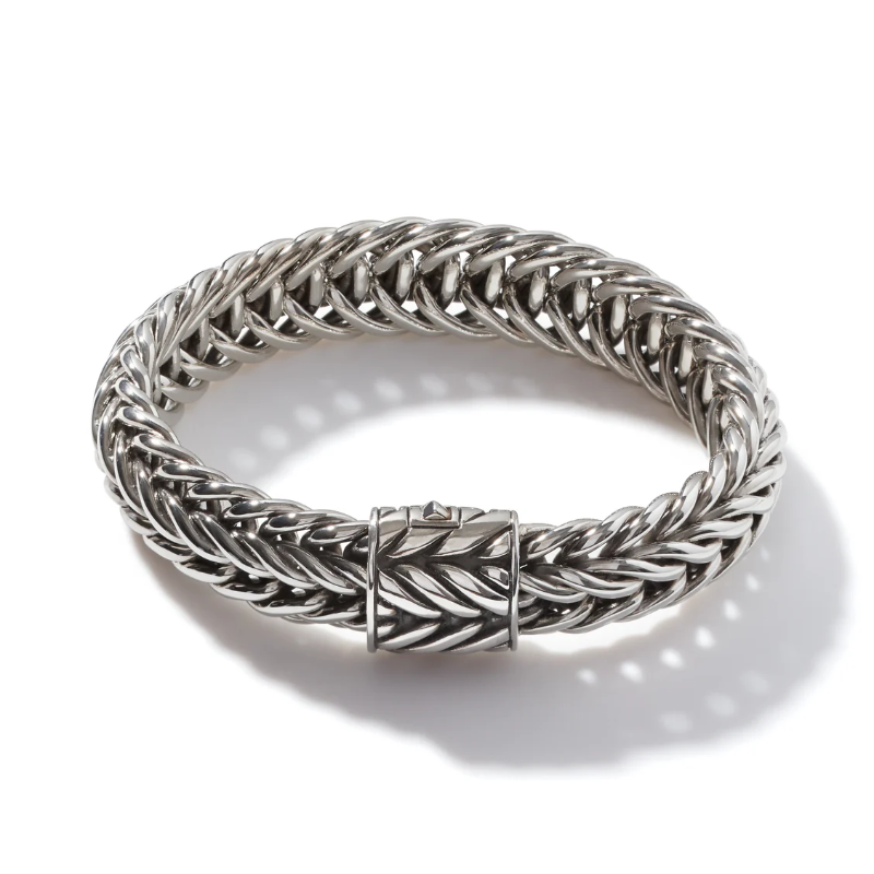 John Hardy Men's Kami Chain Bracelet in Sterling Silver, 15MM