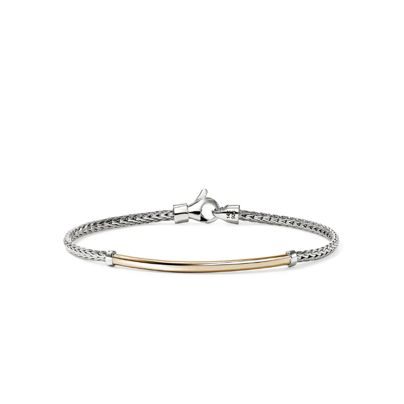 John Hardy Two-Tone Essential Bar Bracelet