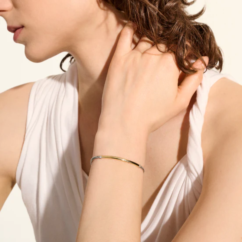 John Hardy Two-Tone Essential Bar Bracelet