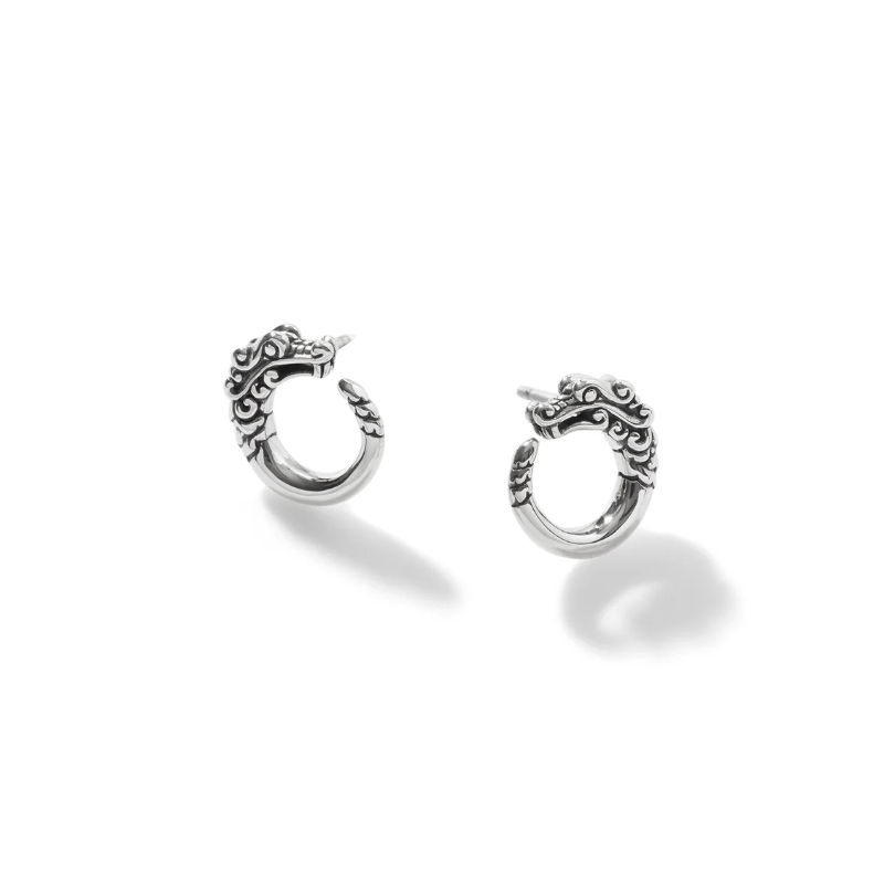 John Hardy Naga Stud Earrings in Sterling Silver