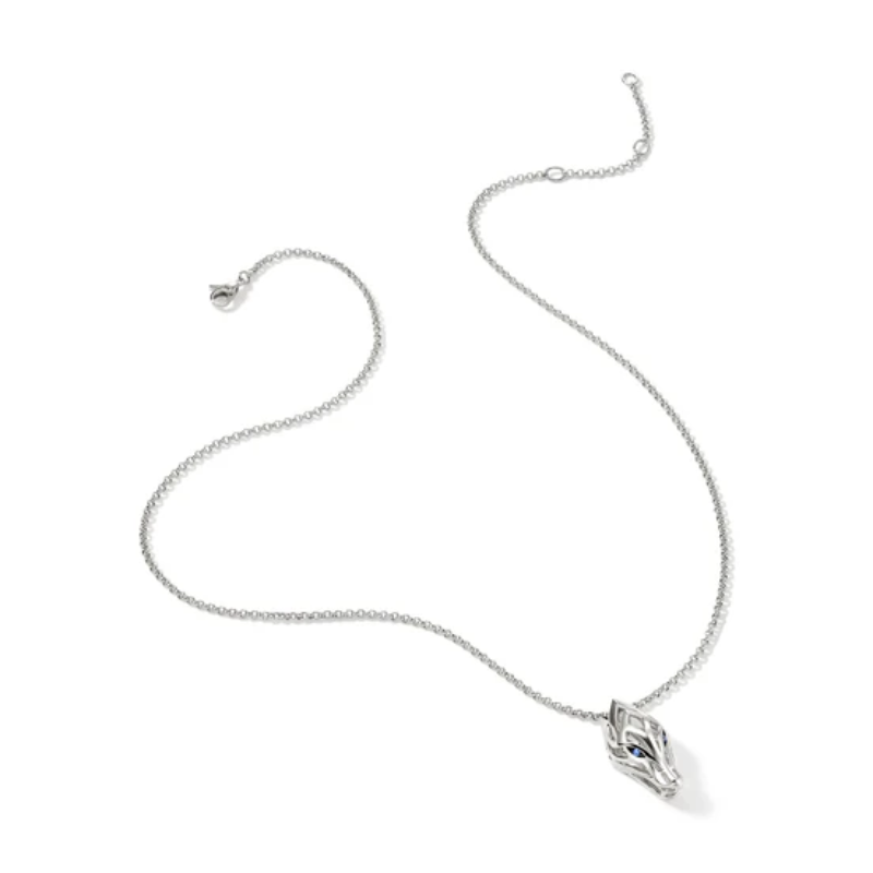 John Hardy Naga Pendant Necklace in Sterling Silver