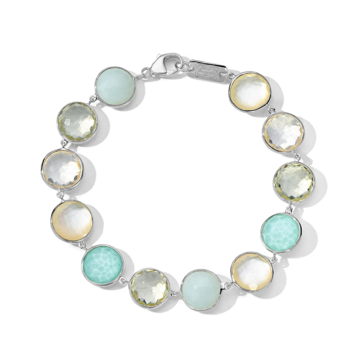 Ippolita Breeza 9-Stone Bracelet in Sterling Silver