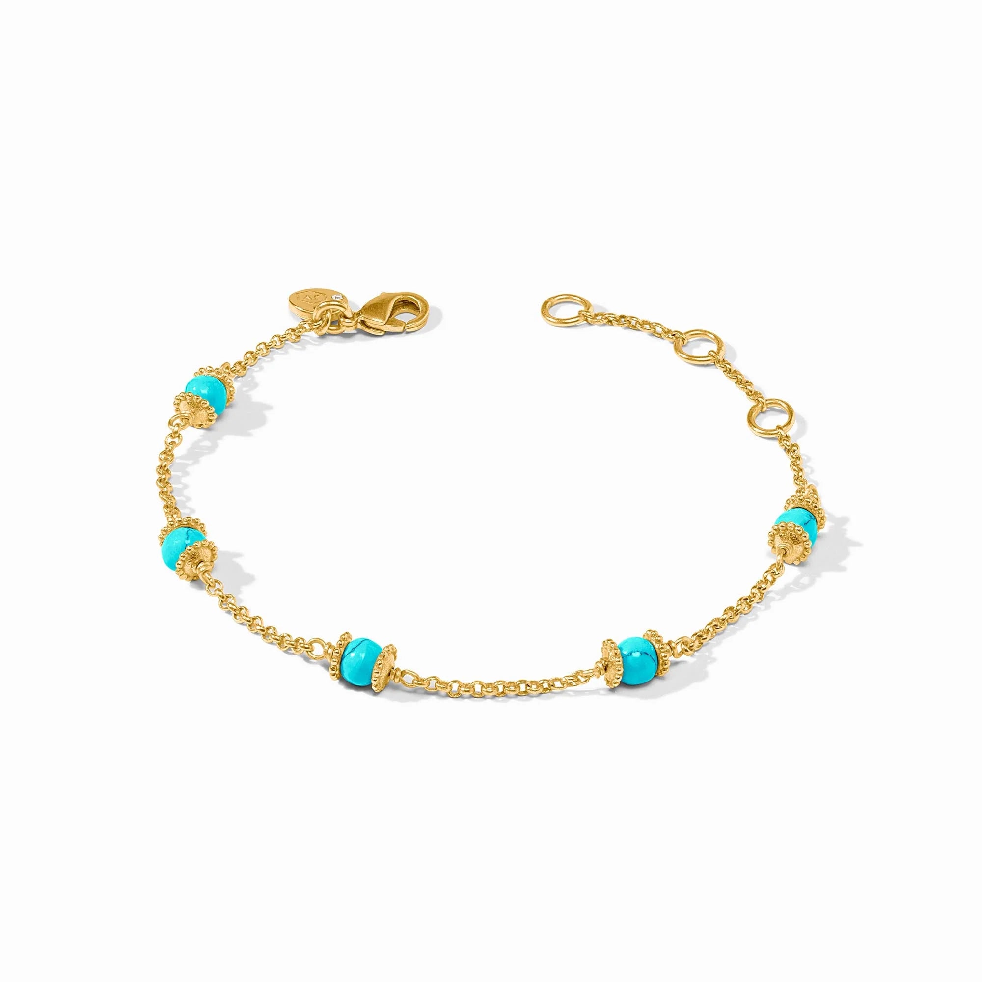Julie Vos Hydra Delicate Bracelet in Turquoise