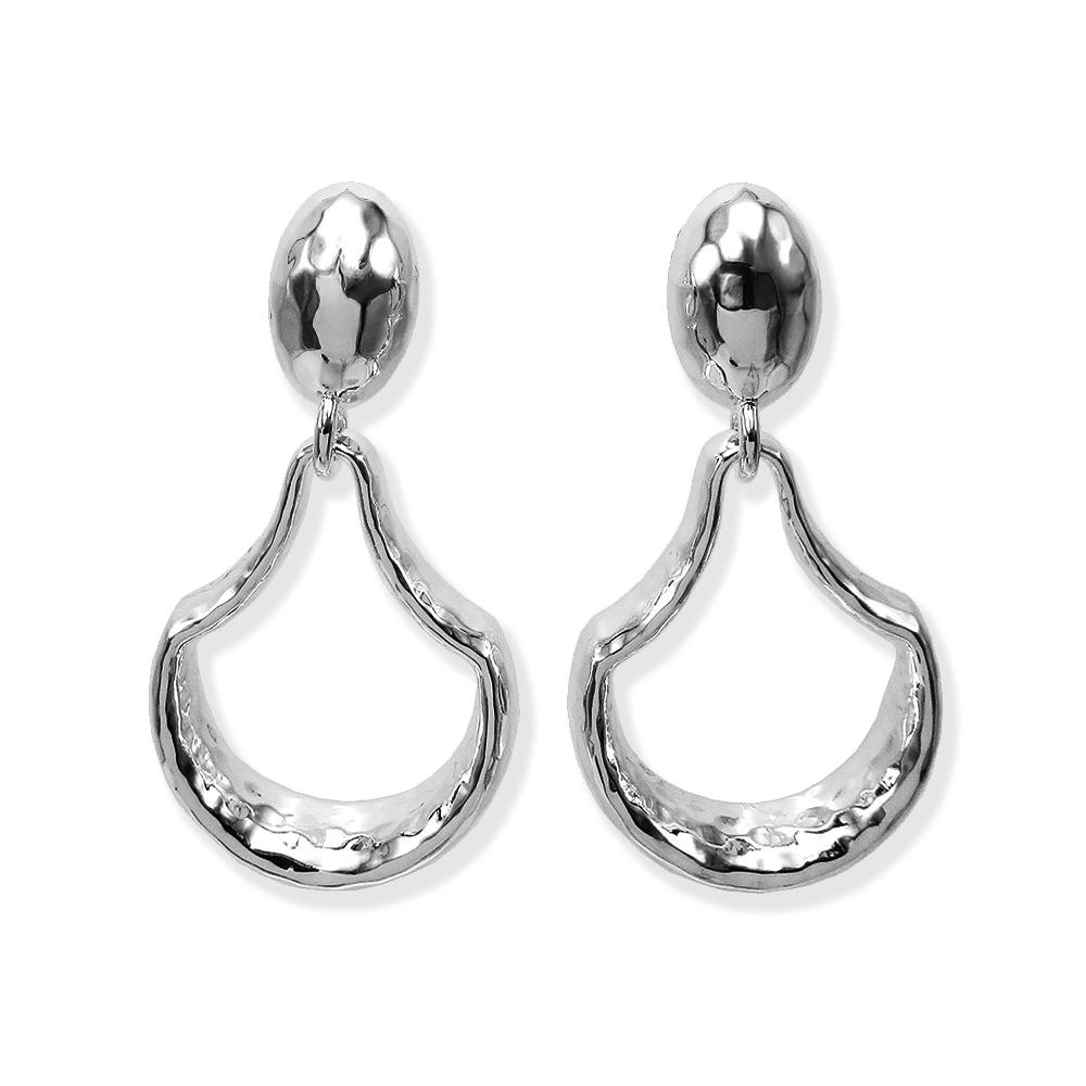 Ippolita Classico Doorknocker Drop Earrings in Sterling Silver