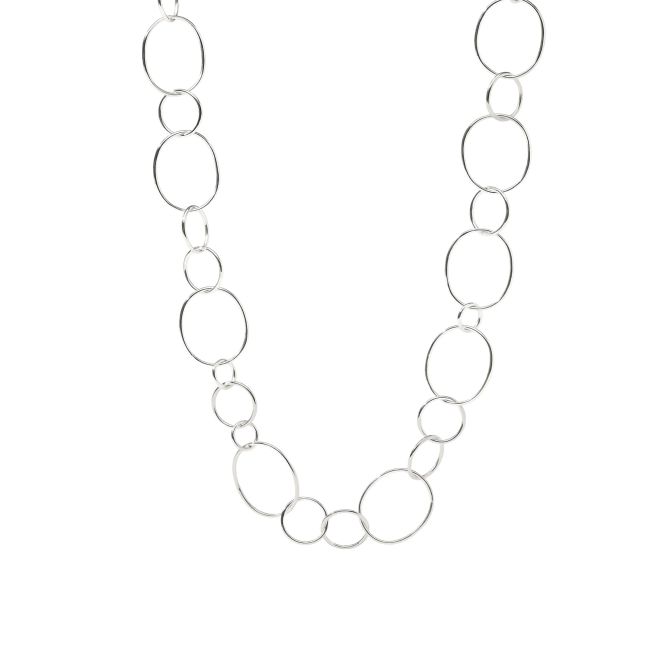 Julie Vos Colette Smooth Necklace in Silver