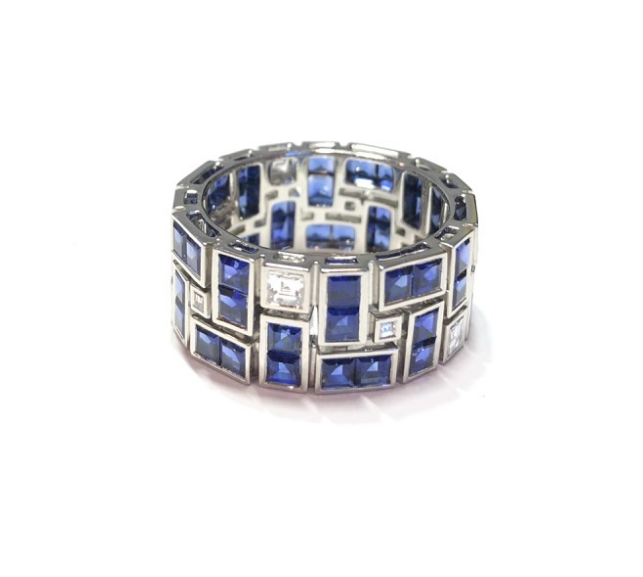 Robert Procop Masterpiece Eternity Ring in Platinum, Size 8