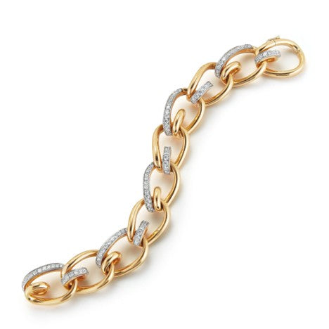 Seaman Schepps Mousetrap Bracelet in 18K Yellow Gold
