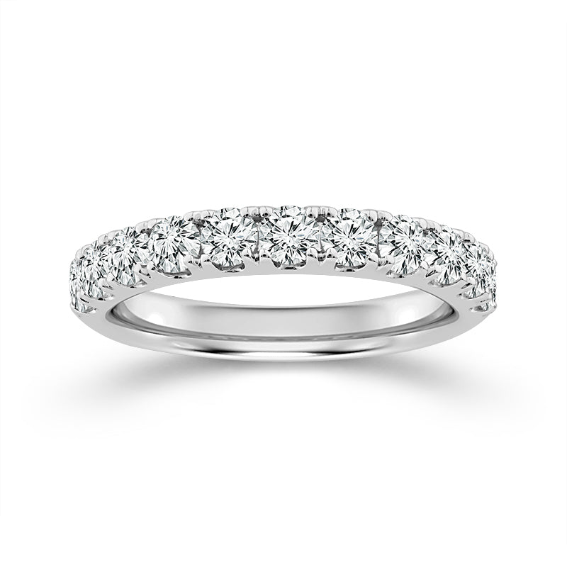 U-Prong 1.00CT Diamond Band in Platinum, Size 7