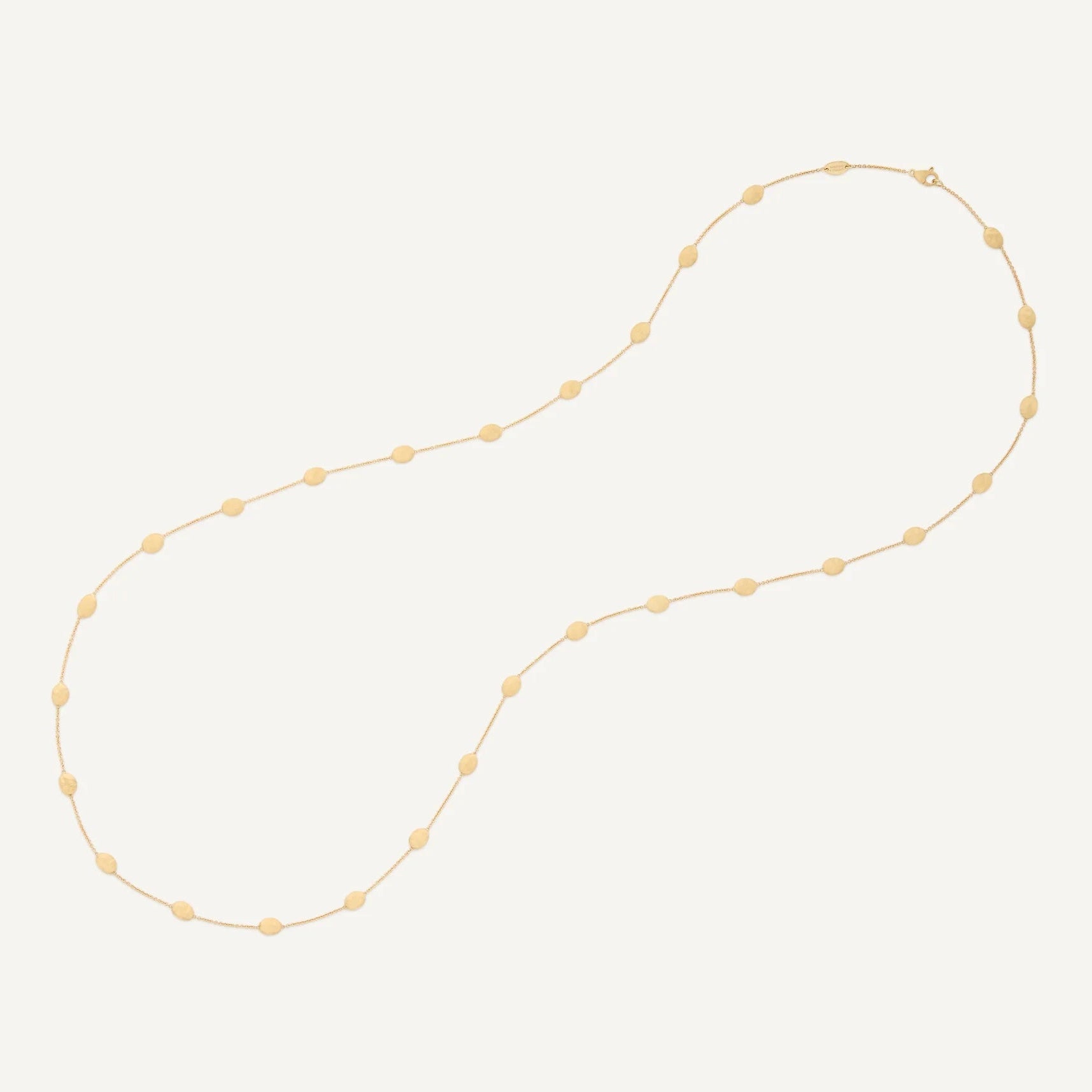 Marco Bicego Medium Bean Station Necklace in 18K Yellow Gold