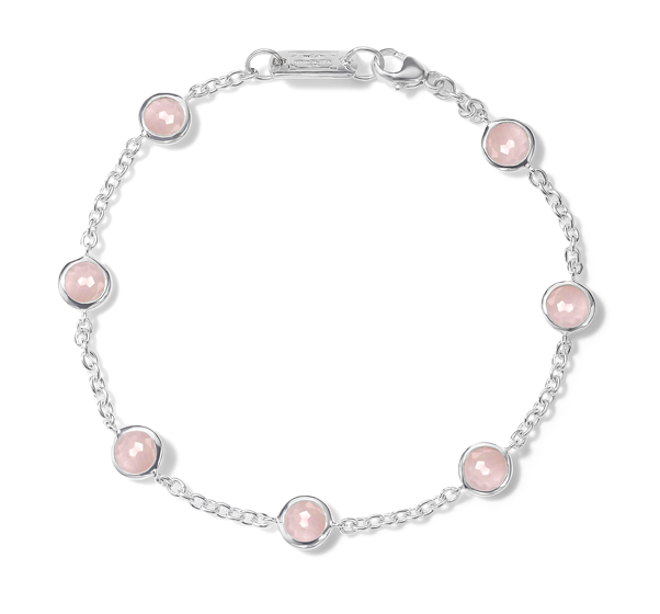 Ippolita Lollipop Confetti 7-Station Rose Quartz Bracelet
