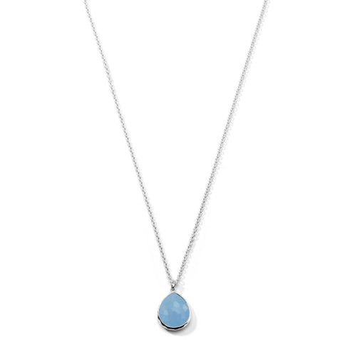 Ippolita Rock Candy Mini Teardrop Blue Jade Pendant Necklace