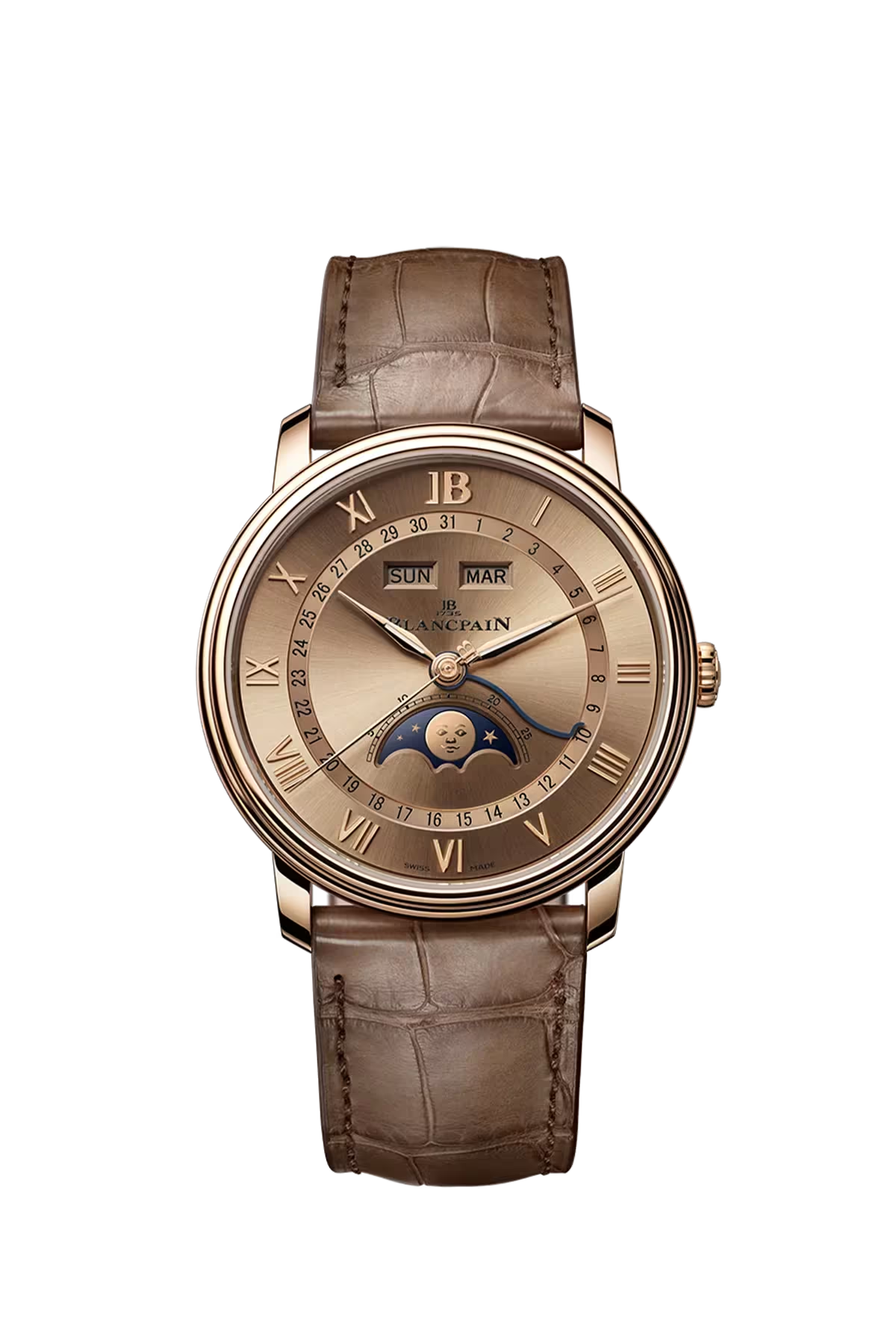 Blancpain Villeret Quanieme Complet Watch 6654 3646 55B