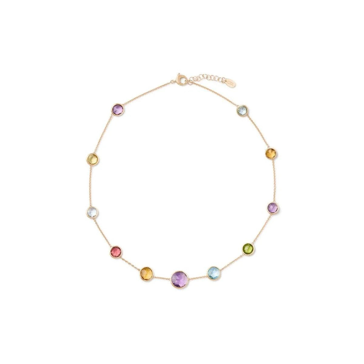 Marco Bicego Jaipur Gold Mixed Gemstone Necklace in Yellow Gold