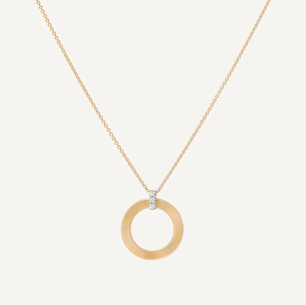 Marco Bicego Masai Circle Necklace in 18K Yellow Gold