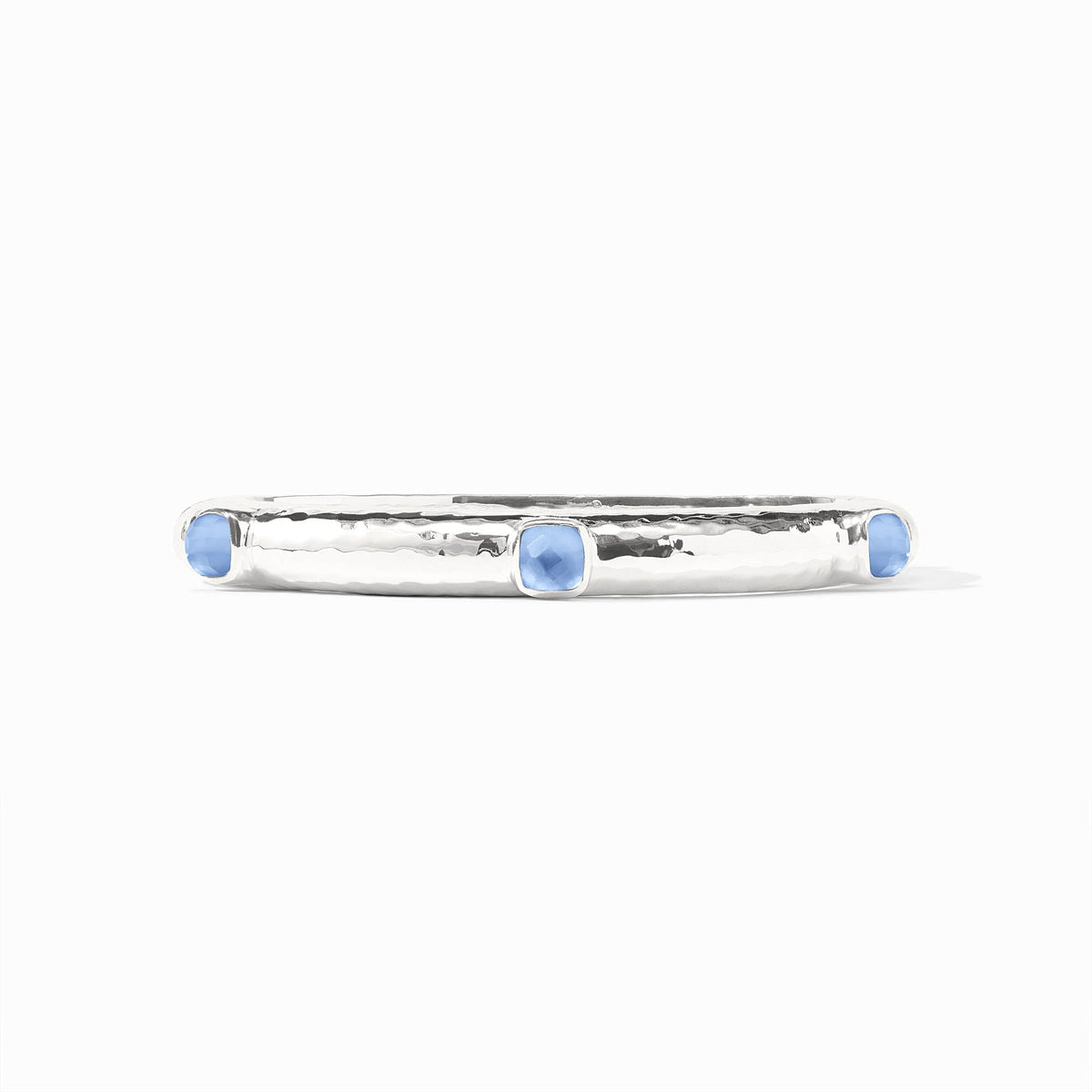 Julie Vos Catalina Hinge Bangle in Iridescent Chalcedony