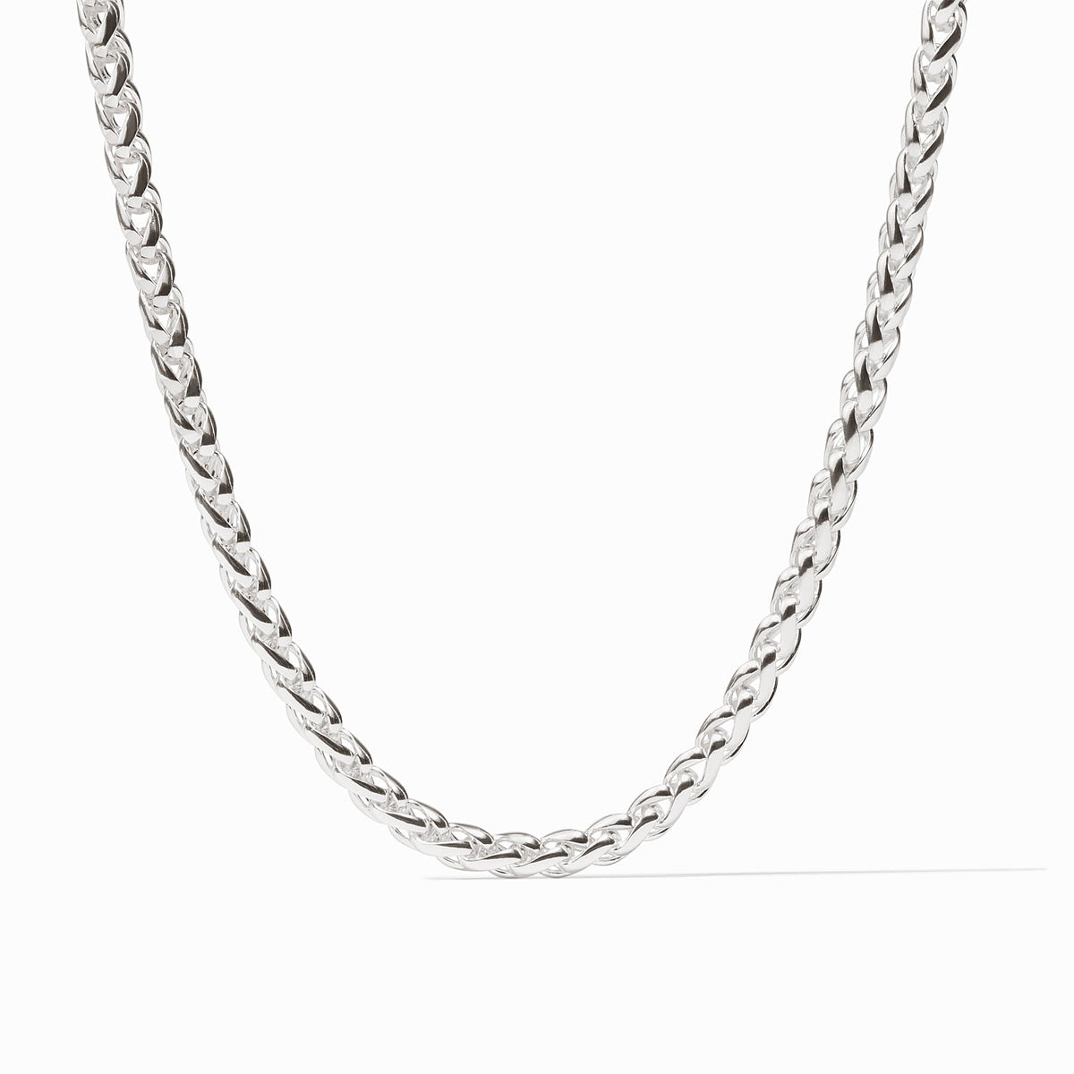 Julie Vos Cobblestone Link Necklace in Silver