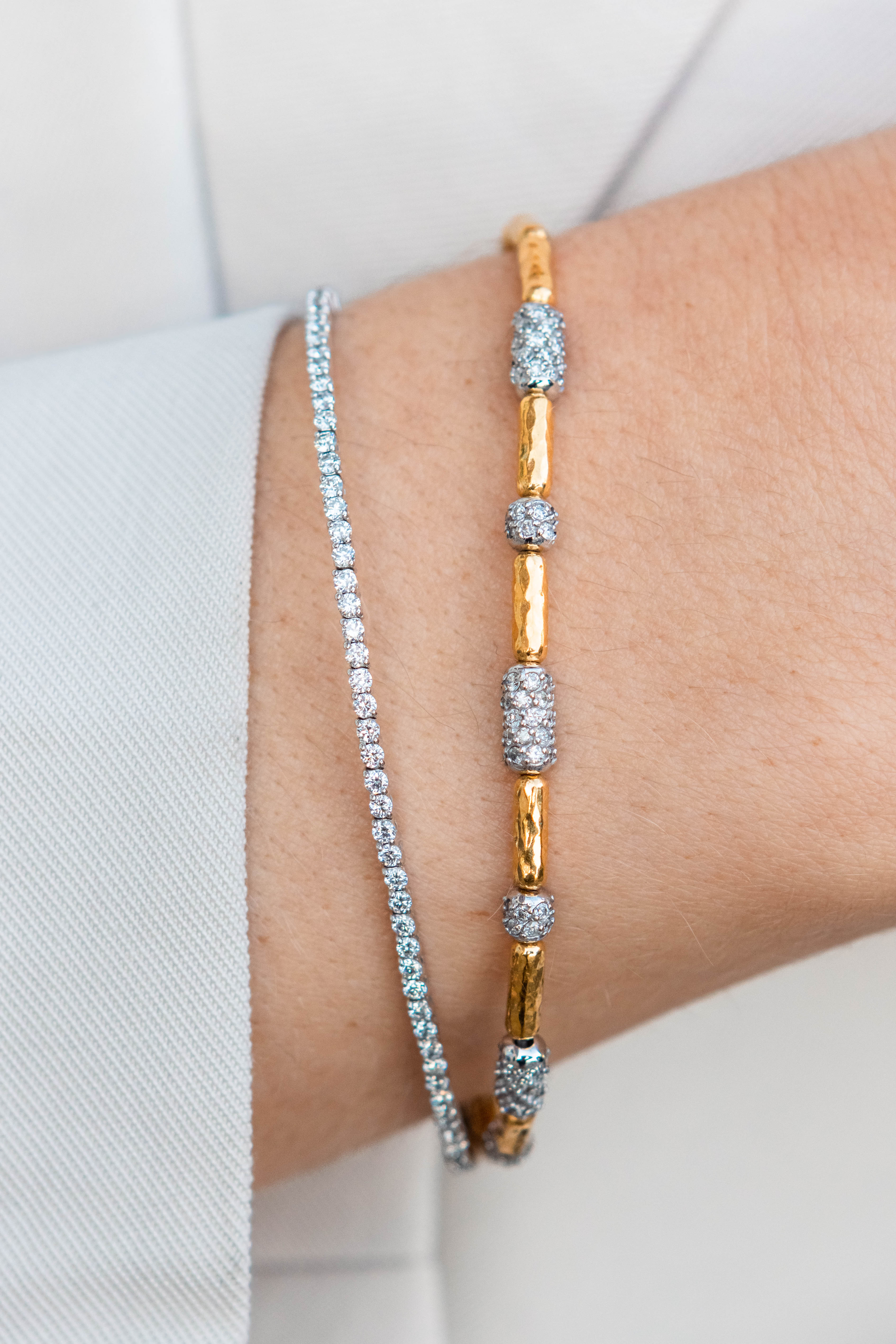 Gurhan Vertigo Gold Single Strand Bracelet in Yellow Gold