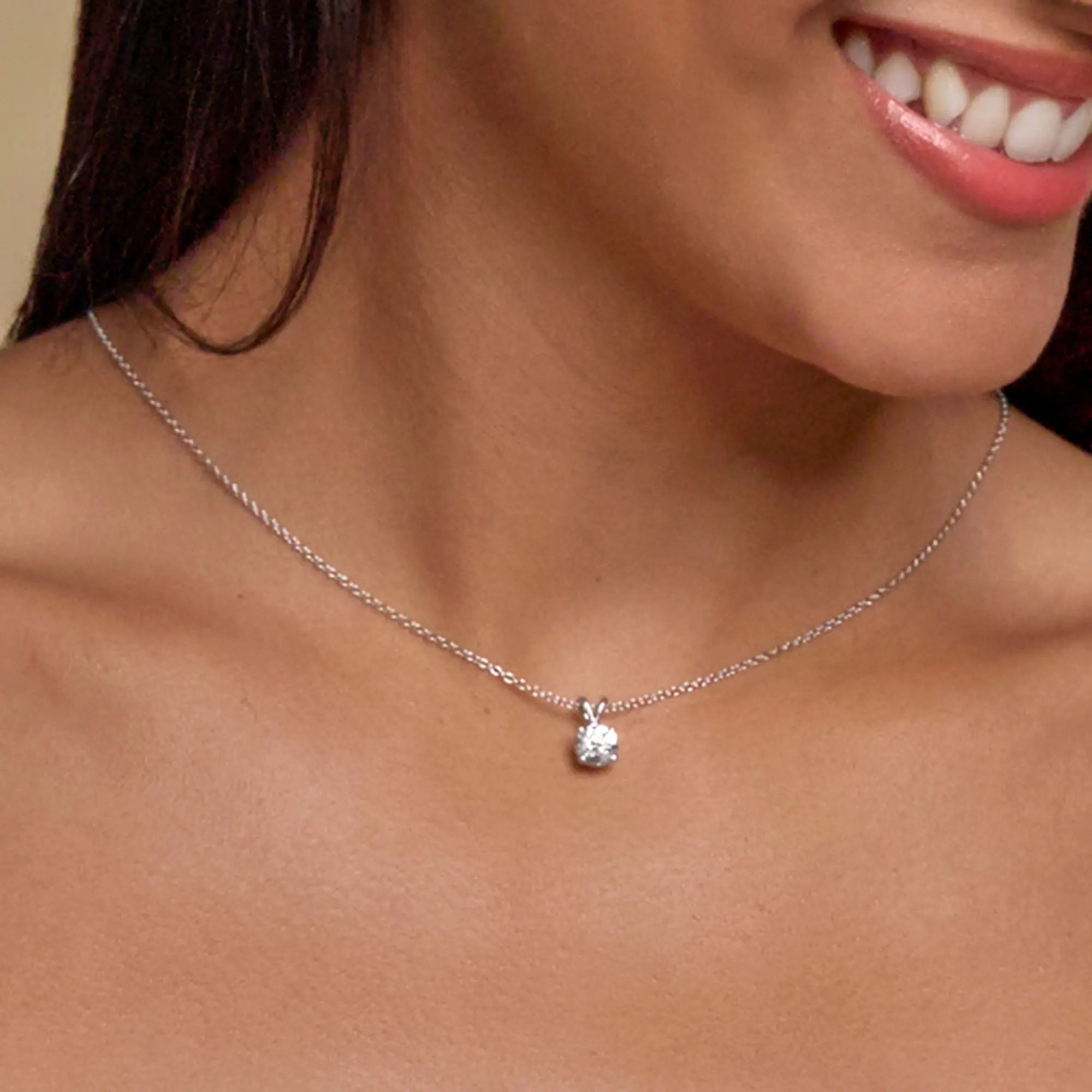 Bailey's Essentials 1.00CT Round Diamond Solitaire Pendant in 14K Yellow Gold