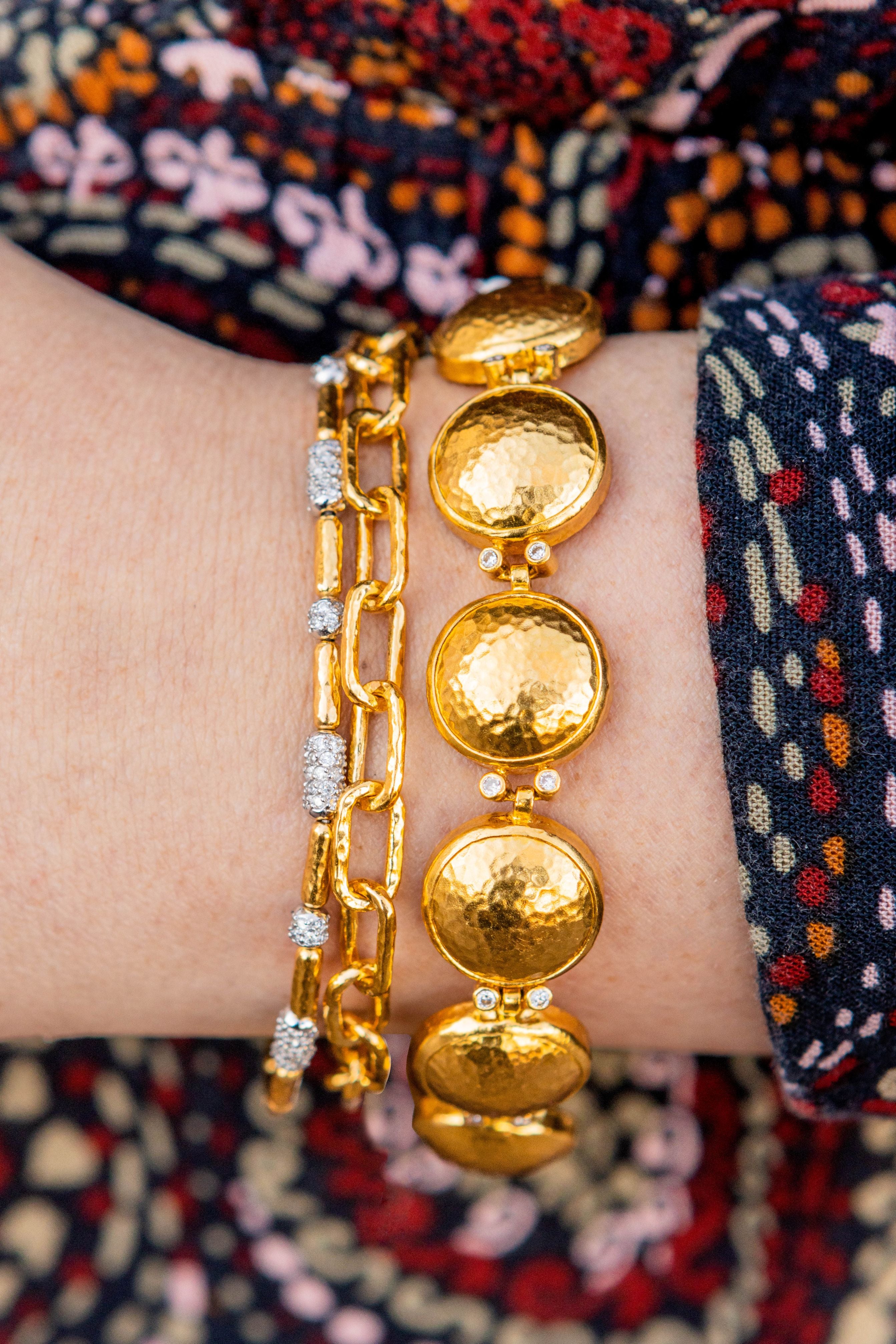 Gurhan Vertigo Gold Single Strand Bracelet in Yellow Gold