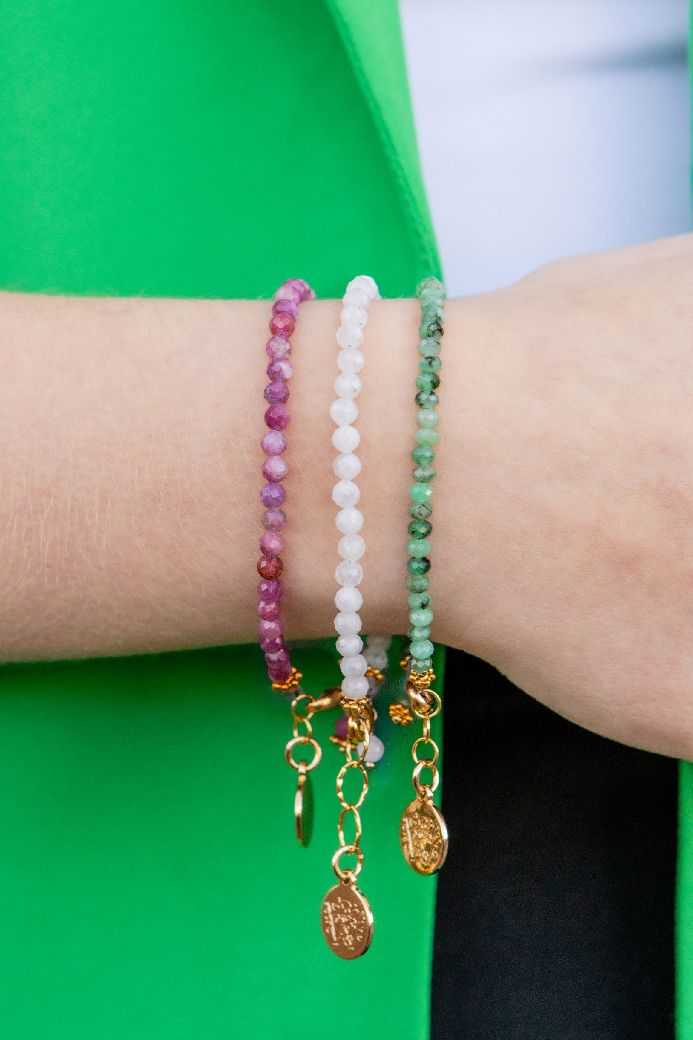 Wendy Perry Gemma Emerald Bracelet