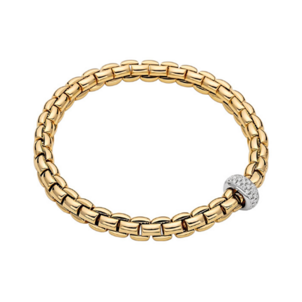 Fope Eka Bracelet in 18K Yellow Gold