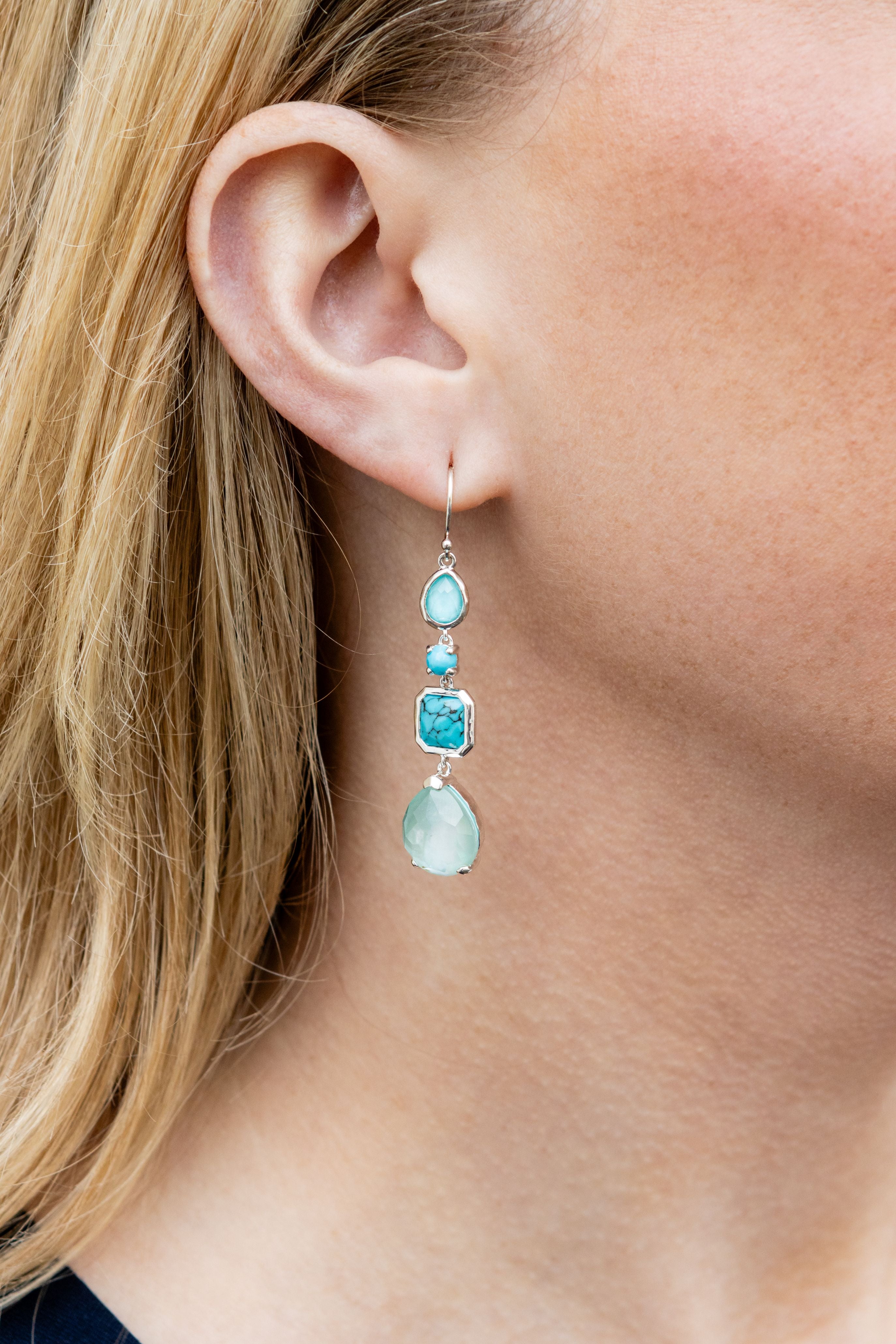 Ippolita Bailey's Exclusive 4-Stone Drop Earrings in Apulia