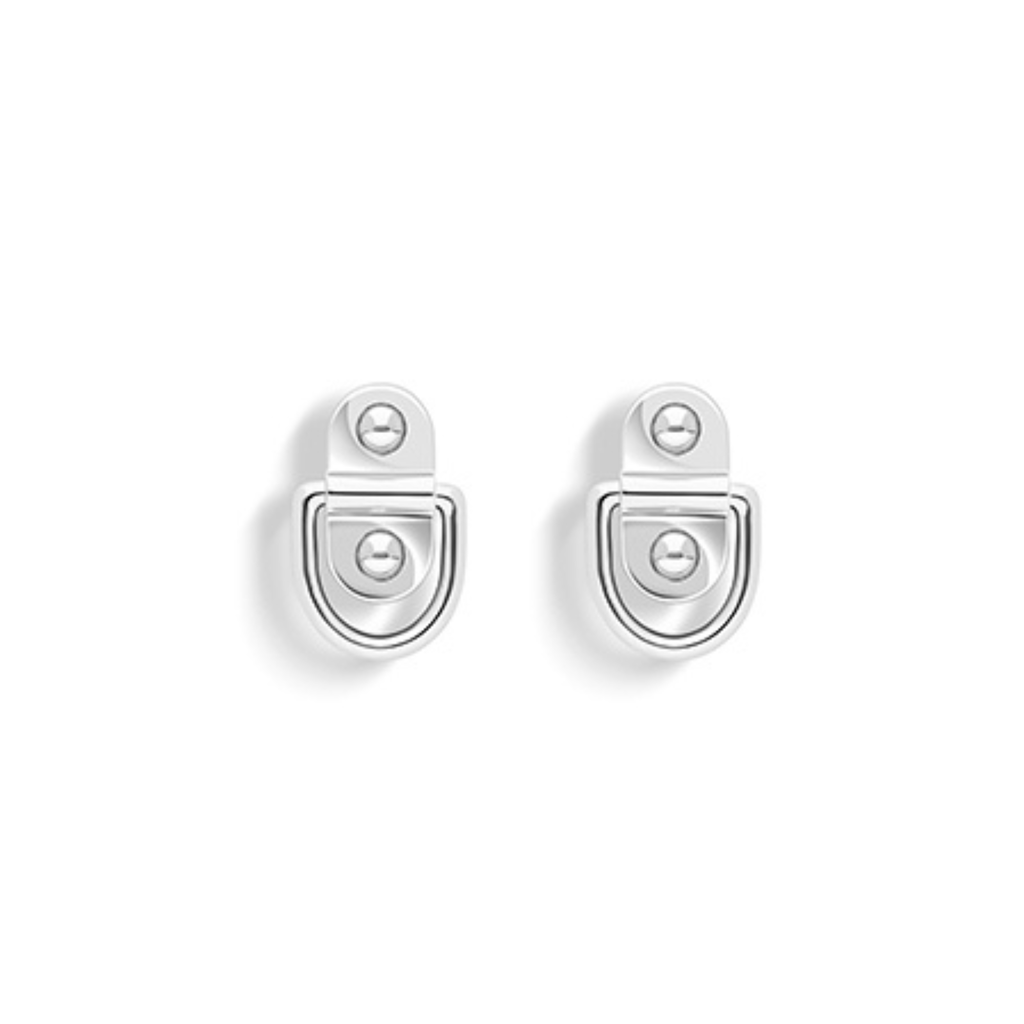 Statement Paris Rivet Earrings in Sterling Silver