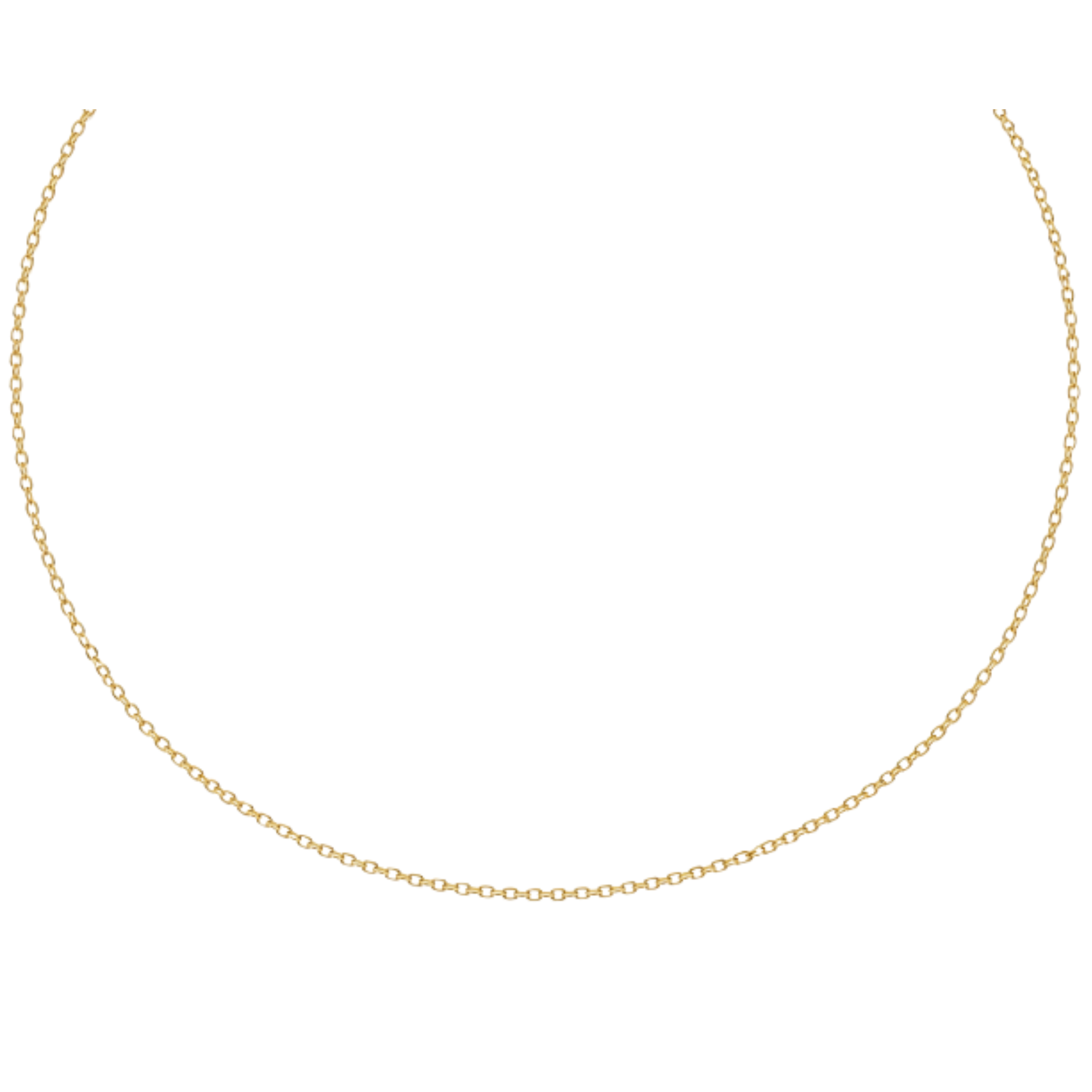 Lionheart 1.3MM Oval Link Chain in 18K Yellow Gold, 16" Length