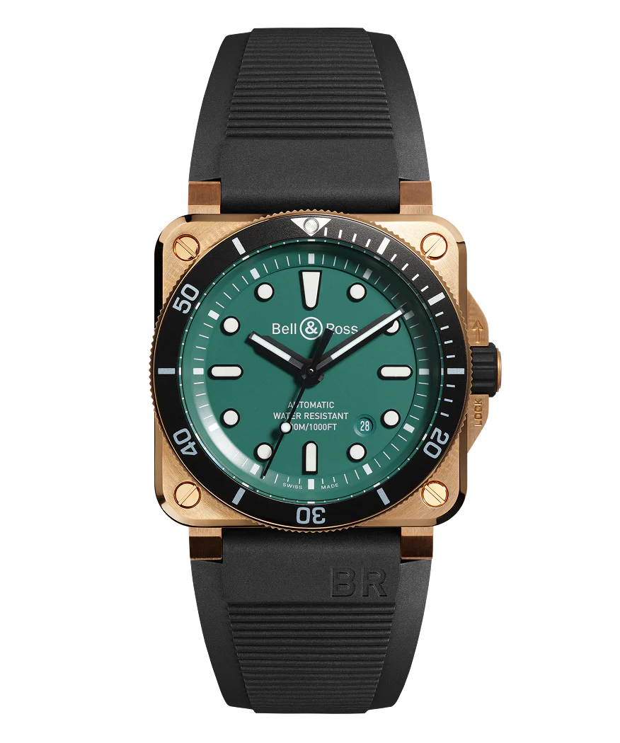 Bell & Ross BR-03 Diver Green Dial Watch