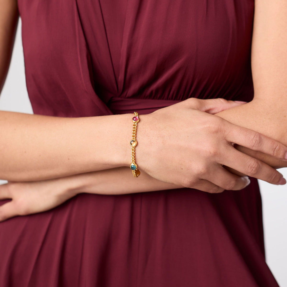 Julie Vos Dolce Delicate Bracelet in Pearl
